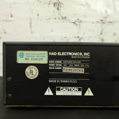 Vintage NAD 2100 Monitor Series Stereo Power Amplifier | Power Envelope | 50WPC image 9