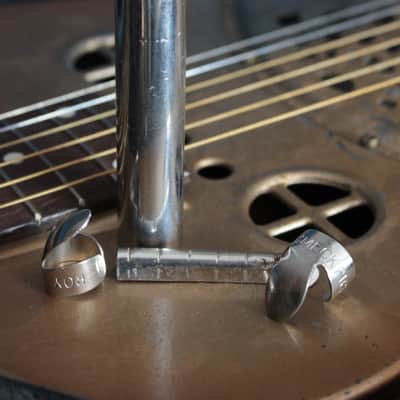 Dobro M-32 Fiddle Edge 1936 - Frosted Duco image 12