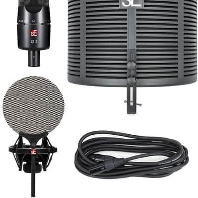 sE Electronics X1-S-STUDIO-BUNDLE-U X1 S Mic Studio Bundle w/ RF-X Shockmount and Cable