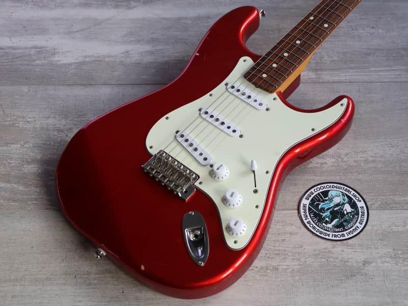 1993 Fender Japan ST62-53 '62 Reissue Stratocaster (Candy Apple Red) image 1