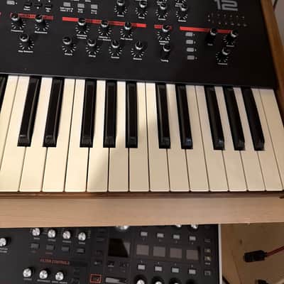 Dave Smith Instruments Prophet 12 61-Key 12-Voice Polyphonic Synthesizer 2013 - 2018 - Black with Wood Sides image 3