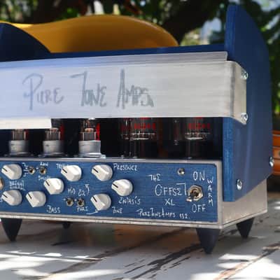 Pure Tone Amps the Offset XL Bass Amp Metallic Blue image 2