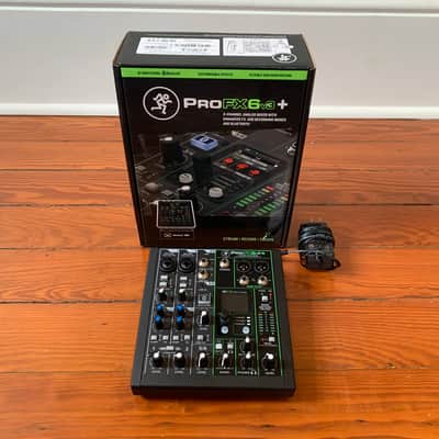 Mackie ProFX6V3+ 6-Channel Analog Mixer with Bluetooth 2024 - Present - Black image 1