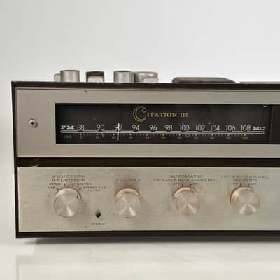 Harman Kardon Citation III - Analogue Tube FM Radio Stereo Tuner image 4