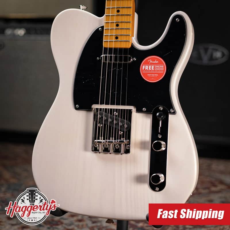 Squier Classic Vibe '50s Telecaster Electric Guitar - White Blonde image 1
