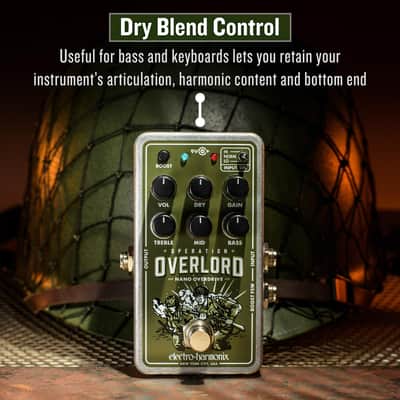 Electro-Harmonix Nano Operation Overlord Allied Overdrive Pedal image 9