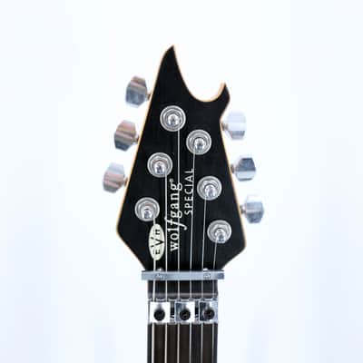 EVH Limited Edition Wolfgang Special Striped Series Guitar w/ Gig Bag - Distressed Ivory image 9