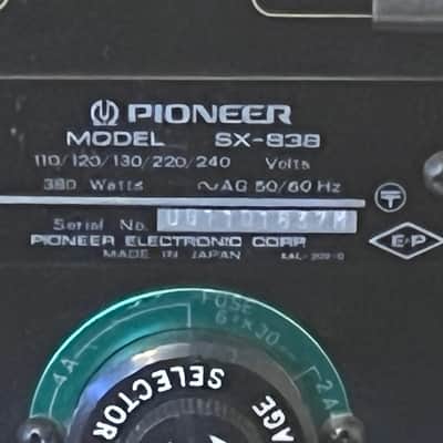 VINTAGE PIONEER SX-838 RECEIVER 50WPC Serviced, Cleaned,Tested, New LED'S (NICE) image 14