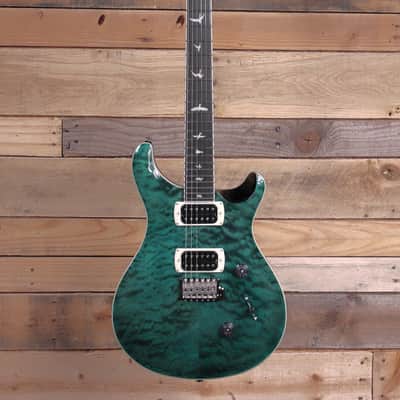 PRS SE Custom 24 Quilt Package Electric Guitar Teal Black w/ Gigbag image 4