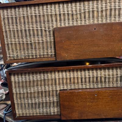 Vintage Pair Ampex Model 621 Stereo with built in Tube Amplifier/Speaker image 4