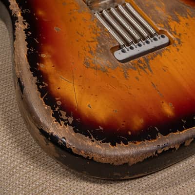 Xotic XSC-1 3 Tone Burst Electric Guitar - Super Heavy Aging - NAMM 2026 image 11