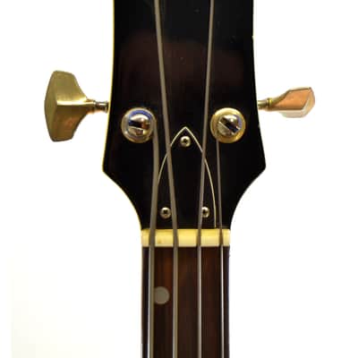 Vintage 1970s Univox Lectra U1970 Fretless 4-String Bass + Gig Bag image 8