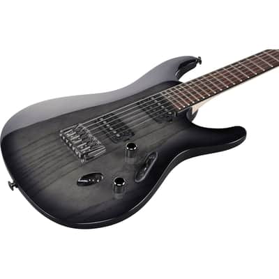 Ibanez S6621AH S Prestige 6-String Electric Guitar - Transparent Gray Burst image 5