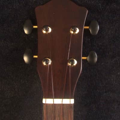Handcrafted Tenor Ukulele, Solid Hawaiian Koa & Acacia, Hibiscus Soundhole, Worth String, Soft-bag, Bruce Wei UJ17-2602 image 2