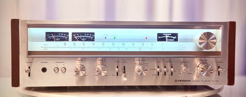 ✨ Pioneer SX-780 Vintage Stereo Receiver — Serviced • Partial Recap • LED • Wood Case • 3+ Hr Bench Tested image 1