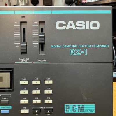 Casio RZ1 Vintage Drum Machine & Sampler 1980s - Black image 4