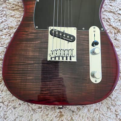 Fender American Ultra Telecaster Plus Top 2022 - Umbra Burst image 3