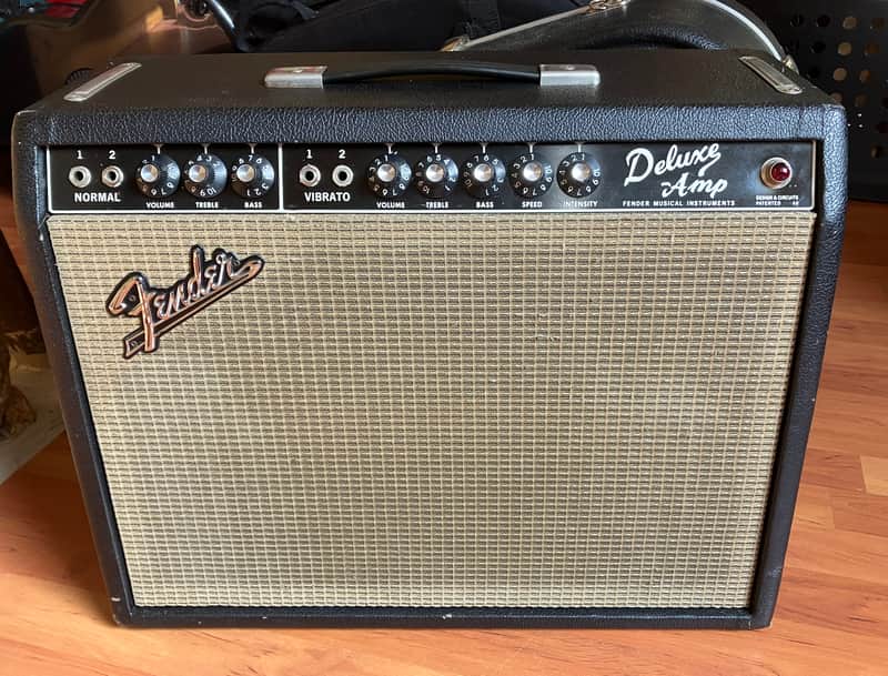 Fender Deluxe  1965 - Blackface non reverb - Vintage image 1