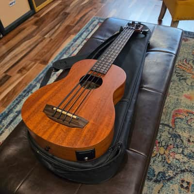 2024 Kala U-Bass - Nomad - Mahogany Ukulele Bass A/E - w/Gig Bag image 4