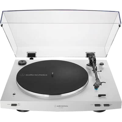 Audio-Technica Fully Automatic Wireless Belt-drive Turntable - White + 26 Month Protection Pack image 2