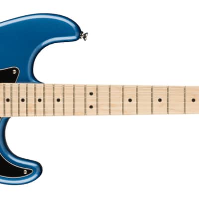 Squier Affinity Series Stratocaster - Maple Fingerboard - Black Pickguard - Lake Placid Blue image 2