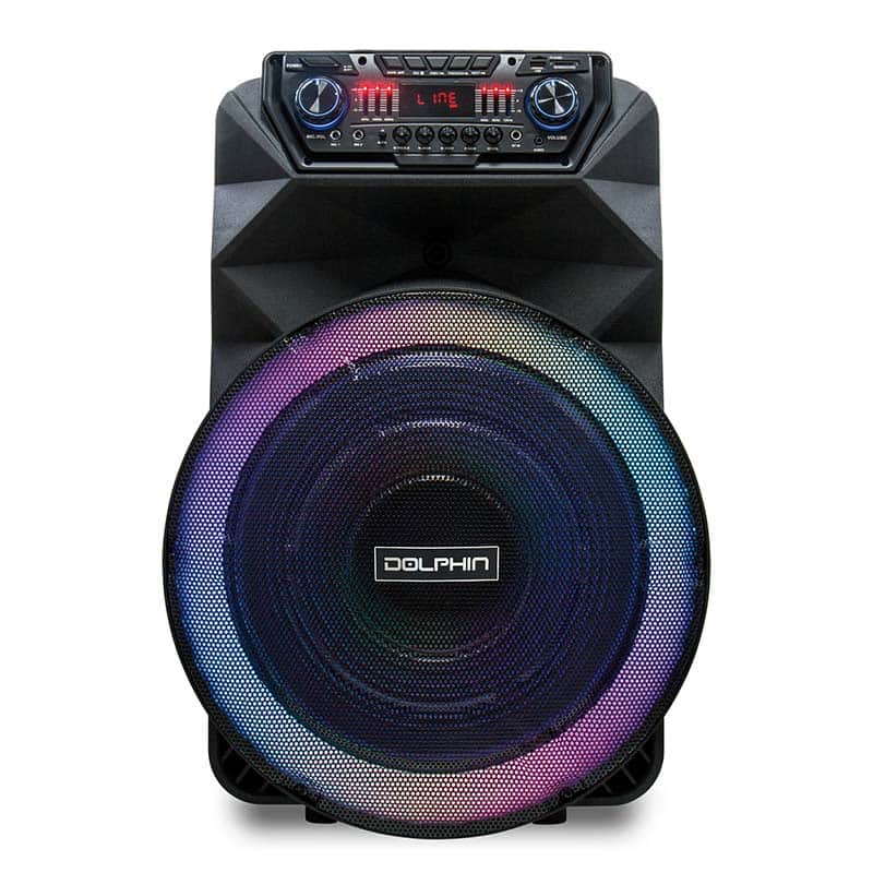 Dolphin SP-18RBT: 18" Portable Party Speaker with Powerful Bass image 1