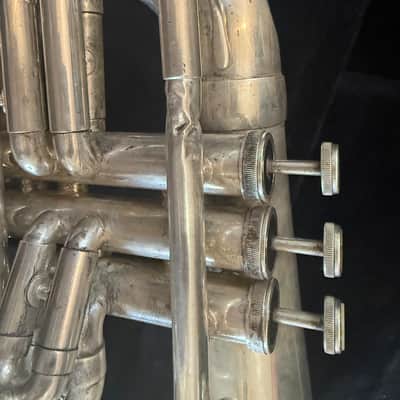 Accord brand Silver Marching Baritone Horn. Made in USA image 16