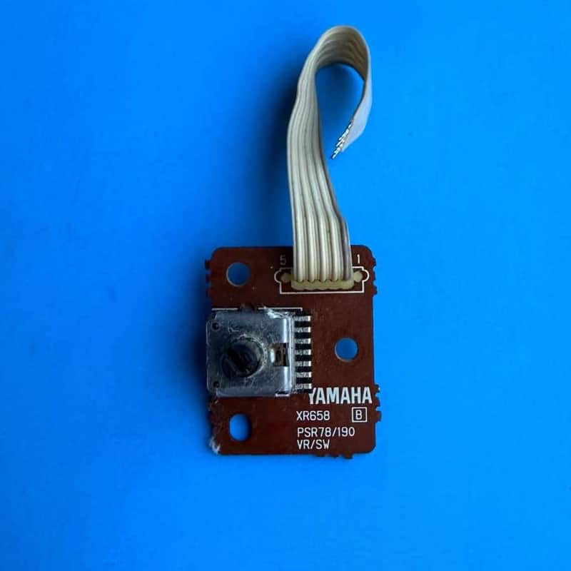 YAMAHA PSR-240 Keyboard Part: Volume Pot Potentiometer Board PCB [XR658] image 1