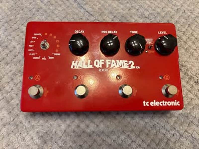 TC Electronic Hall of Fame 2X4 Reverb 2019 - Present - Red