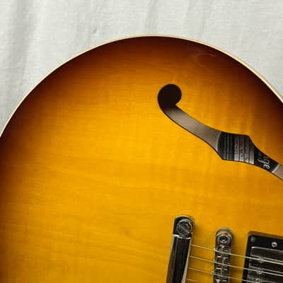 Heritage H-535 h535 Semi-Hollowbody Guitar with Case 2021 - Original Sunburst image 4