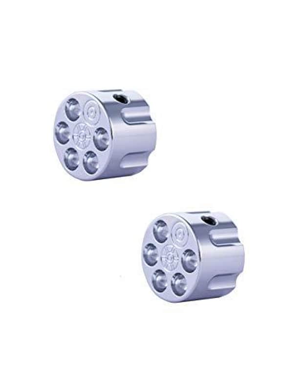 Revolver Guitar  Control Knobs (Chrome) image 1