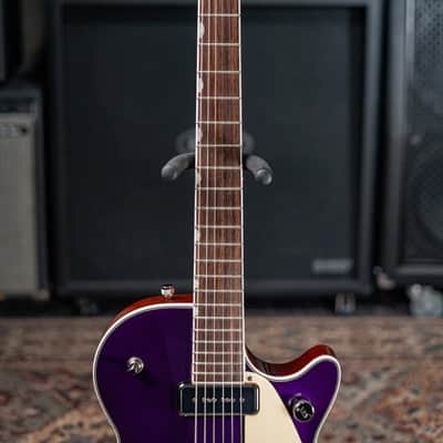 Gretsch G5210T-P90 Electromatic Jet Two 90 Single-Cut with Bigsby Electric Guitar - Amethyst - Demo image 4