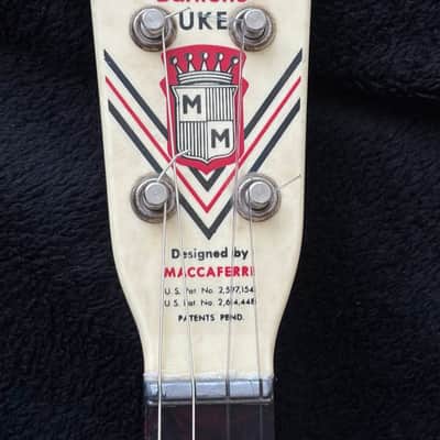 Rare Mario Maccaferri Cutaway Baritone Islander Plastic (Dow Styron) Ukulele - Please Read Entire Listing image 2