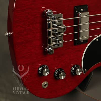 2010 Gibson SG Standard Bass Heritage Cherry NEAR MINT! image 12