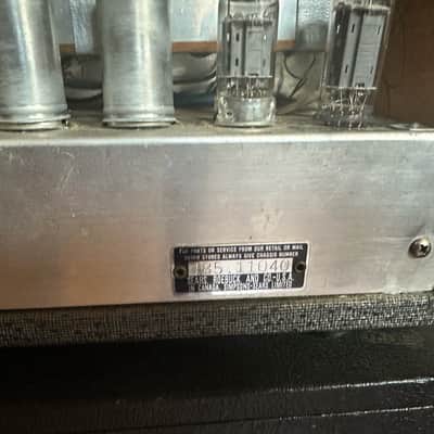 Silvertone 1484 Head W/2x12 Cab Fender Speakers 1960’s image 10