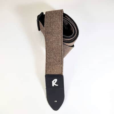 Brown and Black Tweed Guitar Strap -Tweed Guitar Strap- Vintage Tweed -Durable Guitar Strap-Guitar image 2