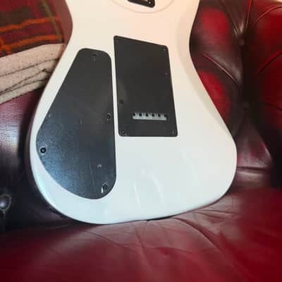 Jackson JS Series JS12 Dinky with Amaranth Fretboard 2024 Snow White Full Pro Set Up, Frets Dressed, Rolled Edges image 9