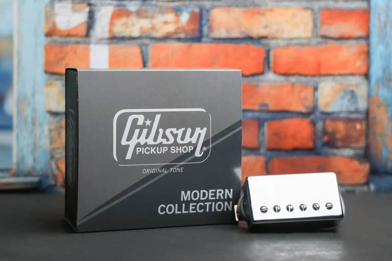 Gibson 490R Modern Classic Neck Rhythm Humbucker Pickup - Chrome image 1