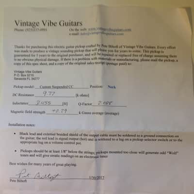 Floating Charlie Christian guitar pickup by Pete Biltoft aka Vintage Vibe Guitars image 3