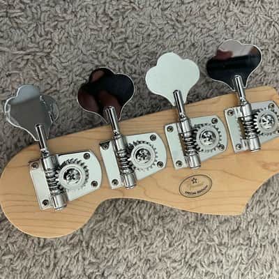 Fender FSR Jazz Bass 2011 MIM Special Edition Deluxe Natural Ash 4-String Guitar image 7