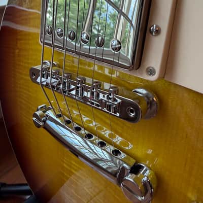 2025 Gibson Les Paul Standard 60s Figured Top - Iced Tea Burst image 5