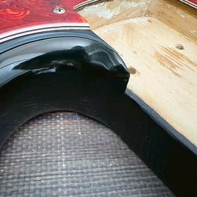 1993-94 Fender Japan JB62 Jazz Bass Body 3TS Sunburst Made in Japan image 9