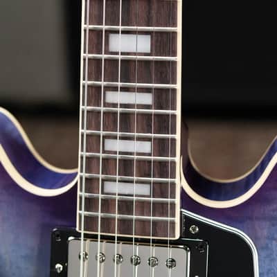 Gibson ES-339 Figured Semi-hollow Electric Guitar - Blueberry Burst with Hardshell Case image 10