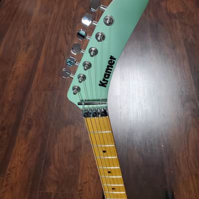 KnE Guitars Kramer Baretta Tribute Body & Neck - EVH Frankenstein pickup! 2011 Surf Green image 3