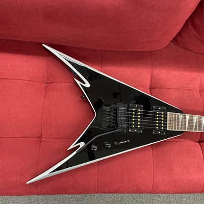 Jackson X Series Signature Phil Demmel Demmelition King V PDX-2 - 2015 - Black with Silver Bevels w/ Bare Knuckle Pickups and Bag image 2