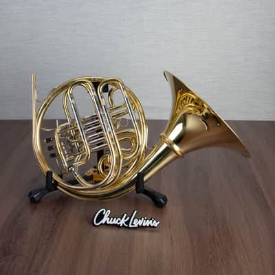 Stephens Series II Schmidt Style Bb/F Double Horn - Raw Brass image 6