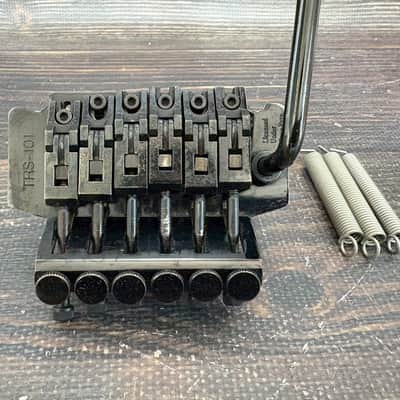 Takeuchi TRS-101 Tremolo Bridge Black Floyd Rose 42mm Block Made in Japan image 1