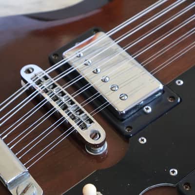 1975 Ibanez Japan 2402 (EDS-1275) Double Neck 6/12 SG (Walnut) image 7
