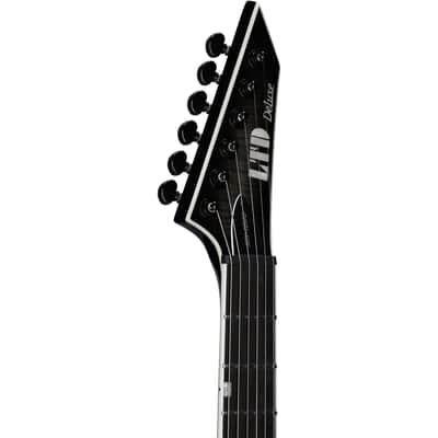 ESP LTD MH-1000 EverTune Electric Guitar, Charcoal Burst image 6