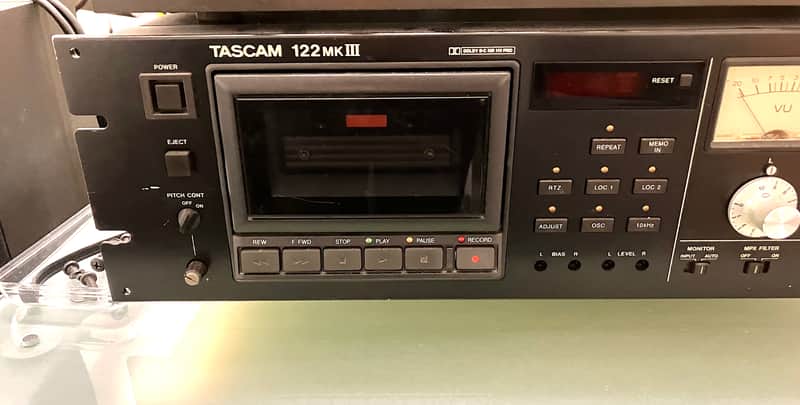 TASCAM 122 MKIII Mk3 Professional Three Head Broadcast Series